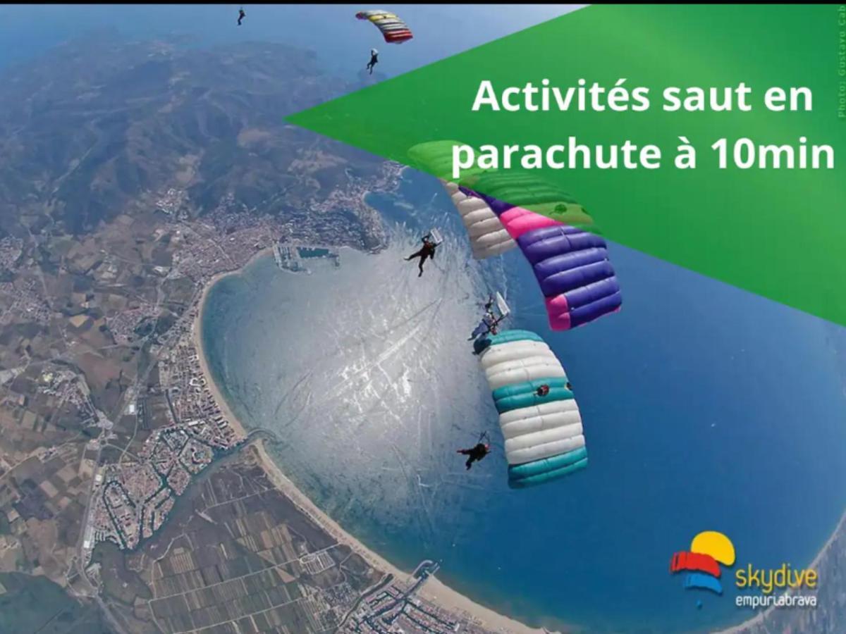 La Petite Venise Empuriabrava Solarium Vue Mer, 2 Terrasses Clim Parking Free Oc Keys Bagian luar foto