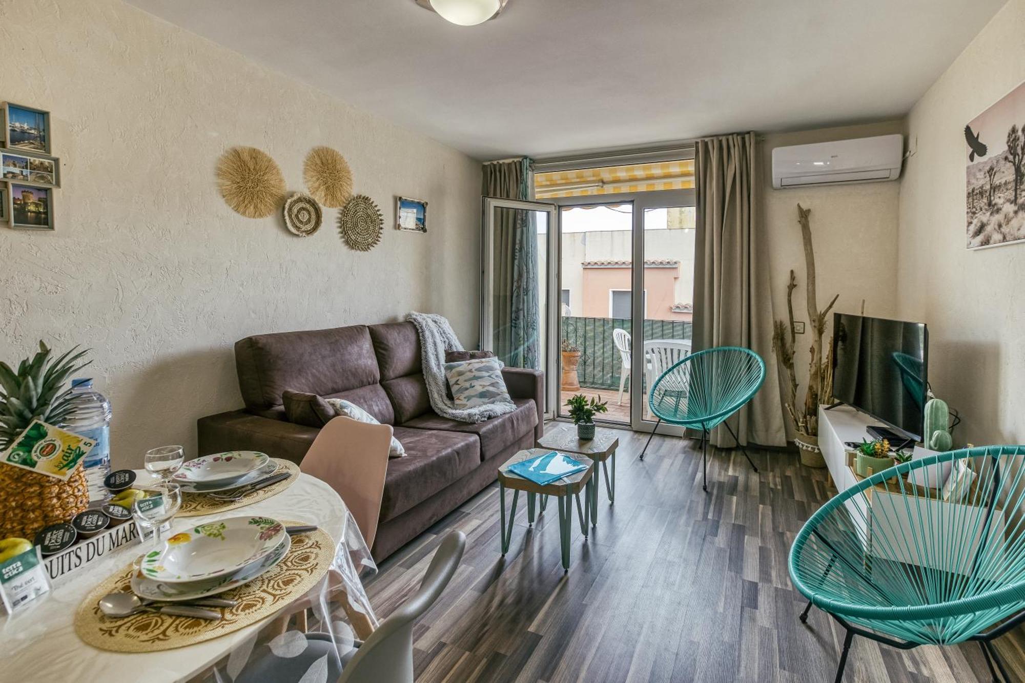 La Petite Venise Empuriabrava Solarium Vue Mer, 2 Terrasses Clim Parking Free Oc Keys Bagian luar foto